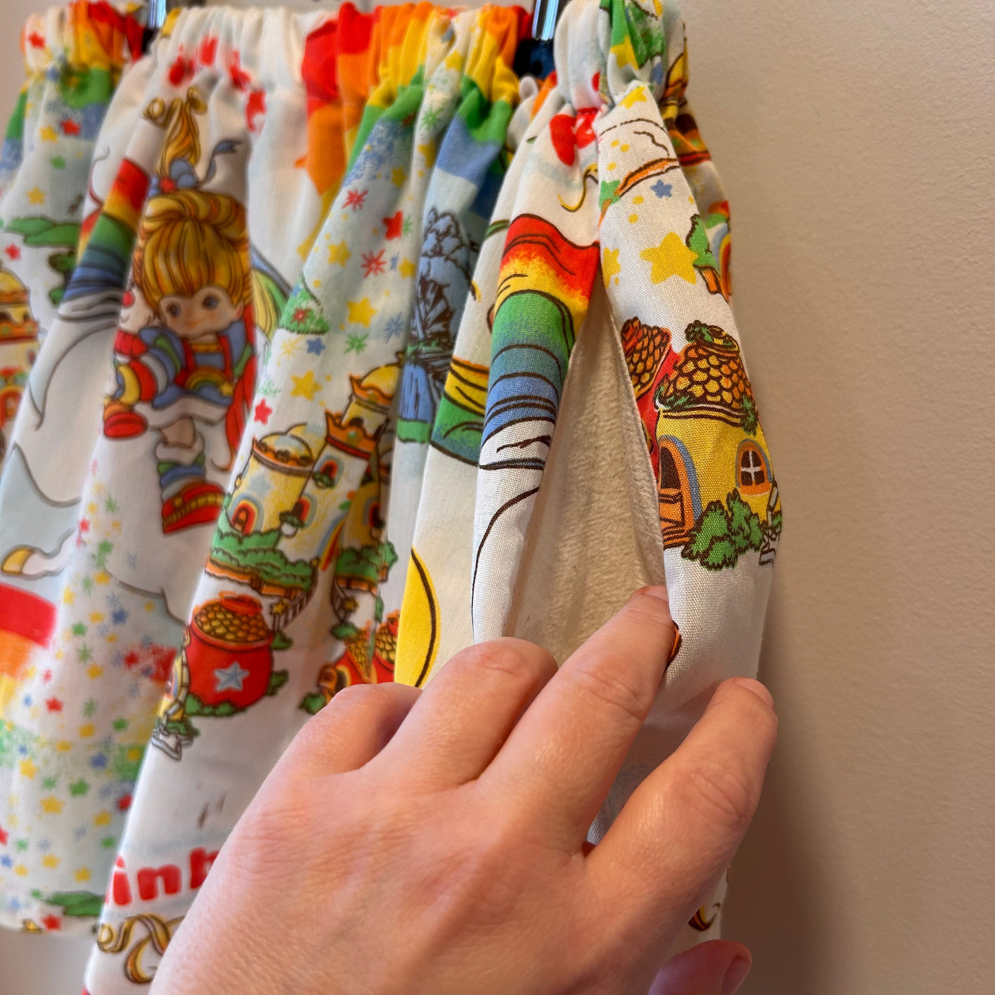 Rainbow Bright skirt.
