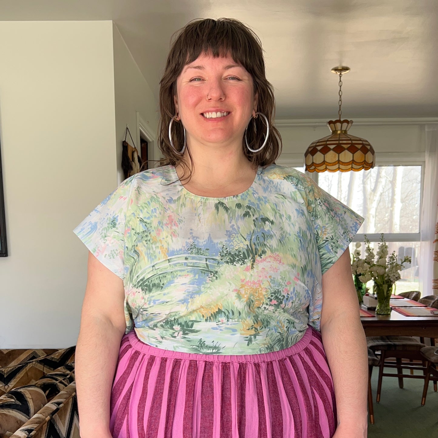 Monet Wrap Top