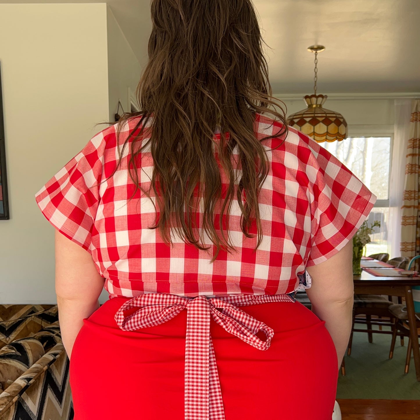 Pink Kitty Wrap Top