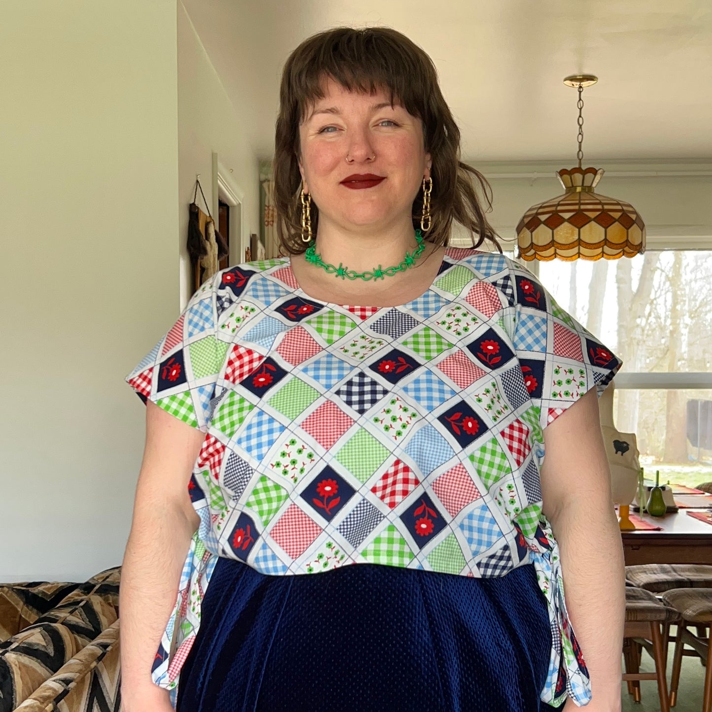 50s WRAP TOP