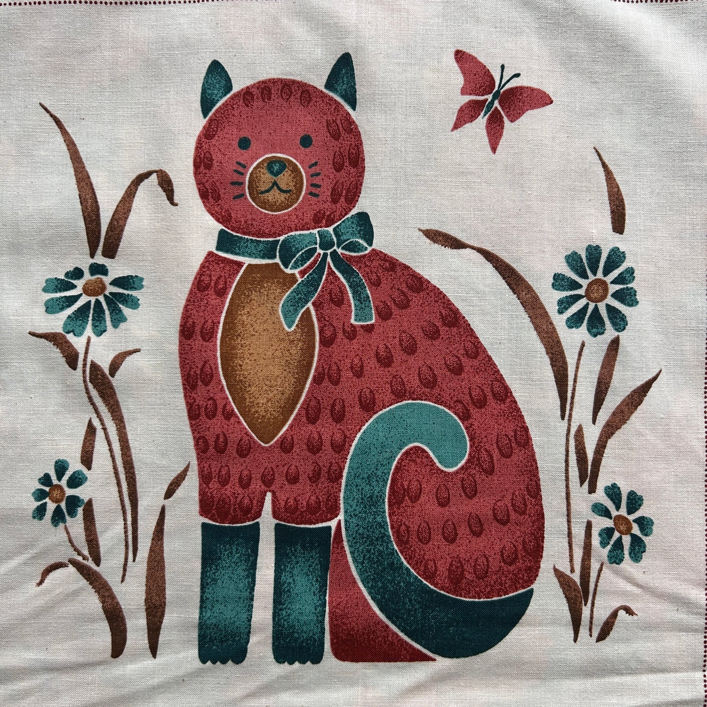 CAT & CACTUS WRAP TOP