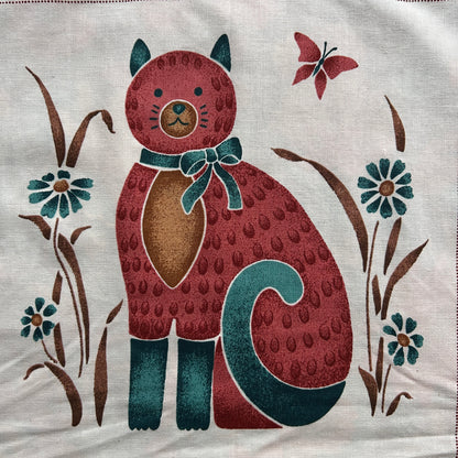 CAT & CACTUS WRAP TOP