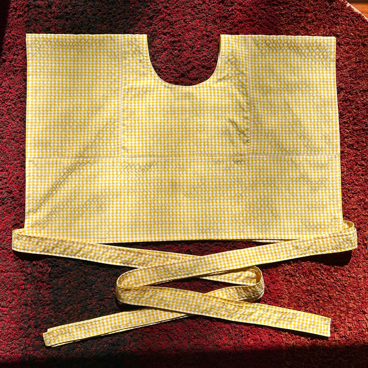 Yellow Wrap Top