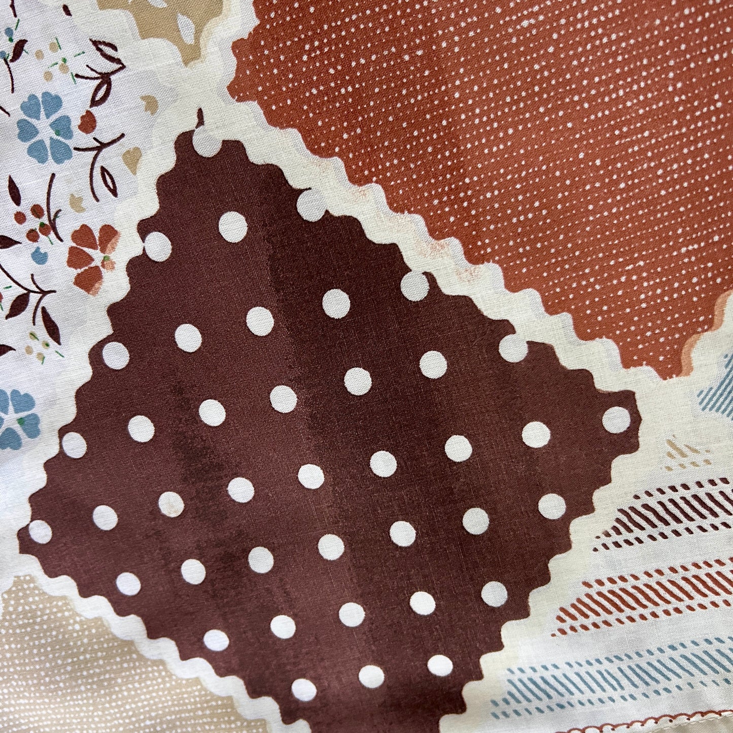 BROWN & BLUE