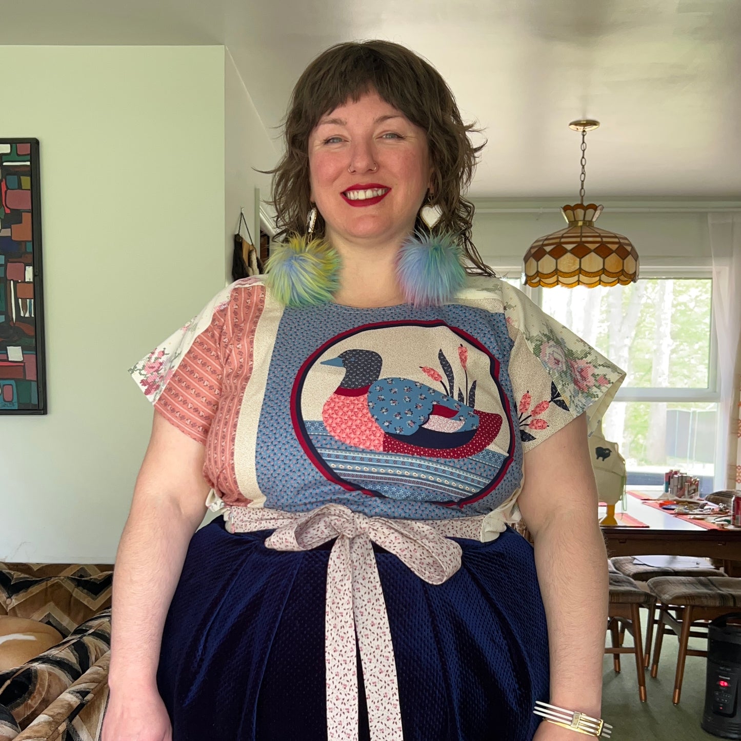 BLUE DUCK WRAP TOP