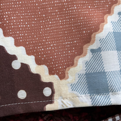 BROWN & BLUE