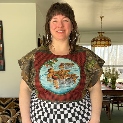 Camo Duck Wrap Top