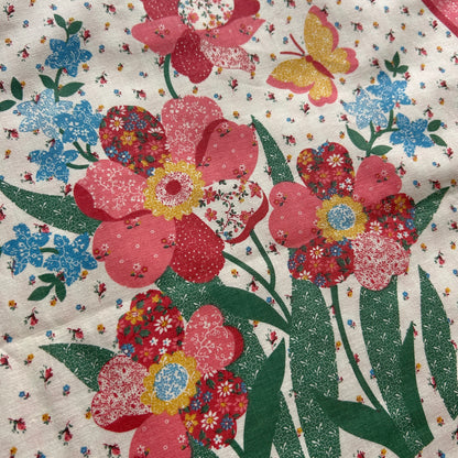 Flowers Wrap Top