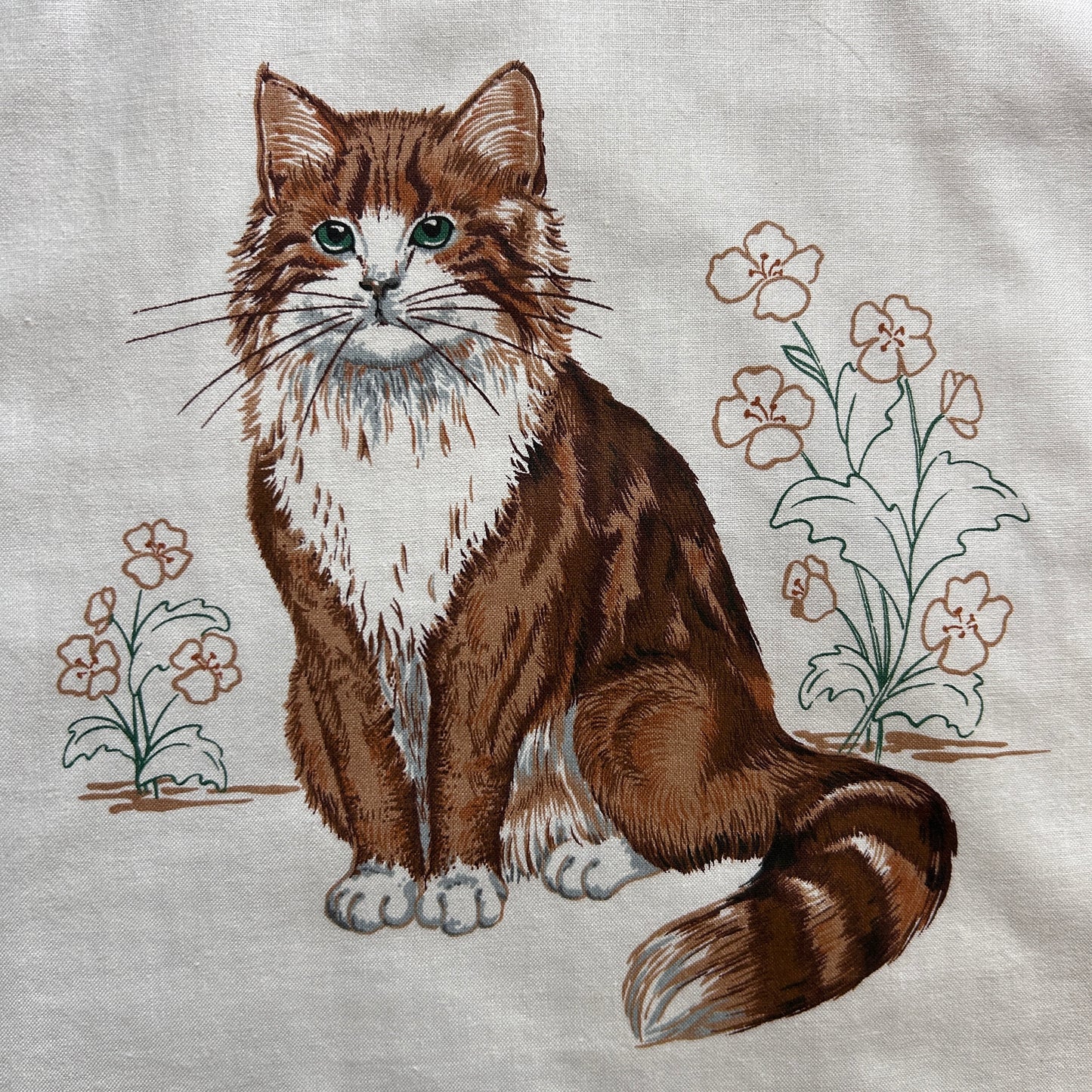 GREEN EYED KITTY WRAP TOP
