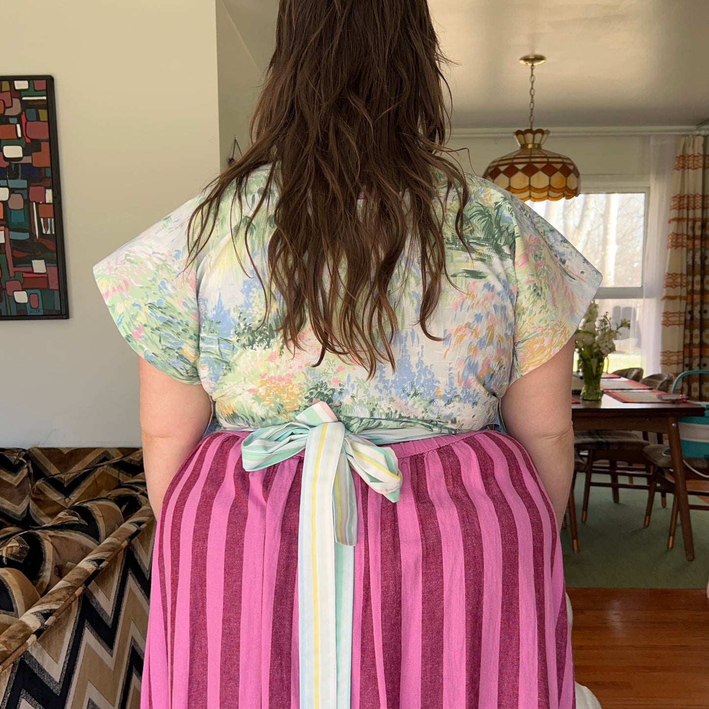 Monet Wrap Top