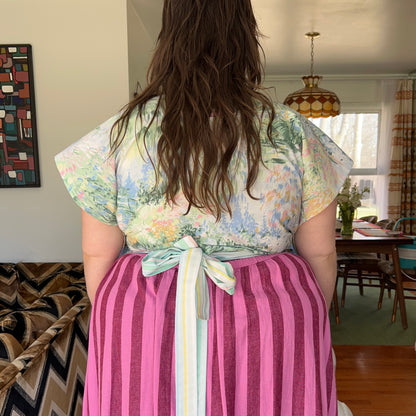 Monet Wrap Top