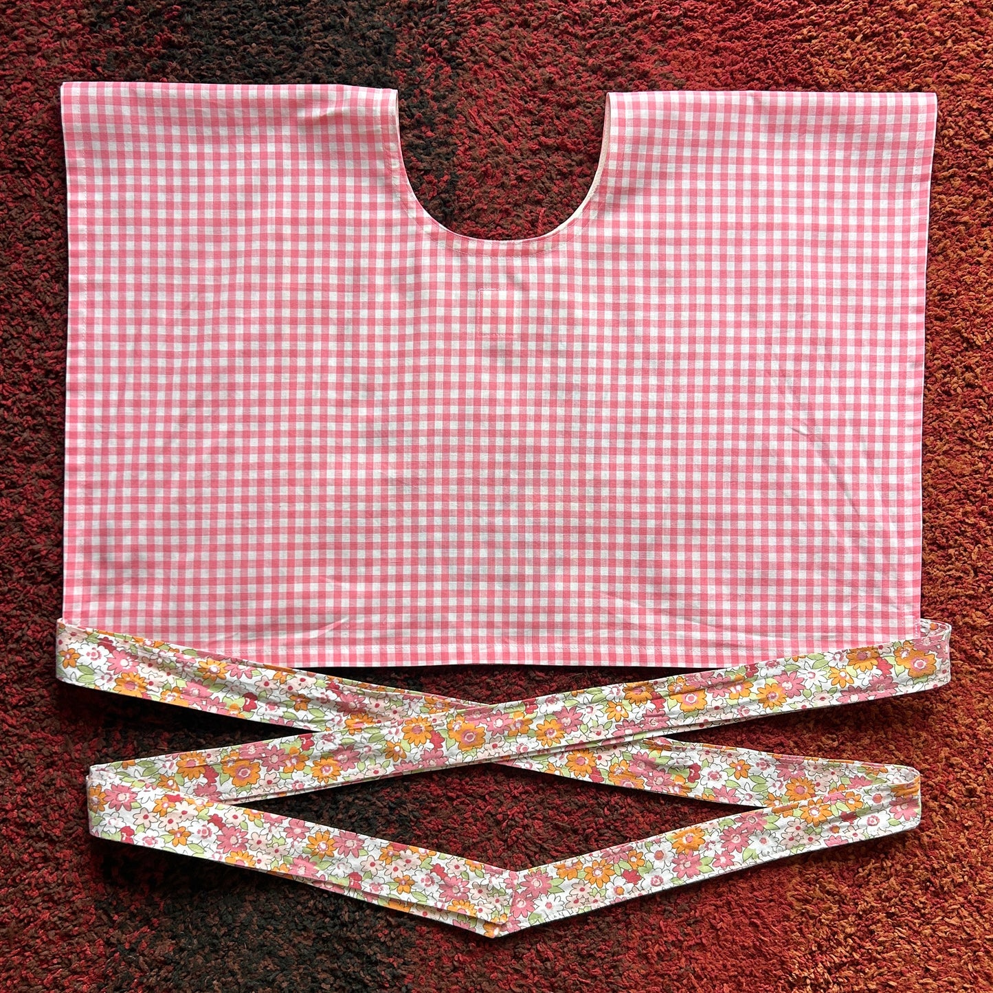 Flowers Wrap Top