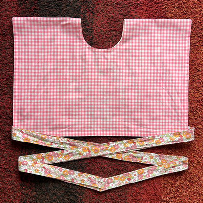 Flowers Wrap Top