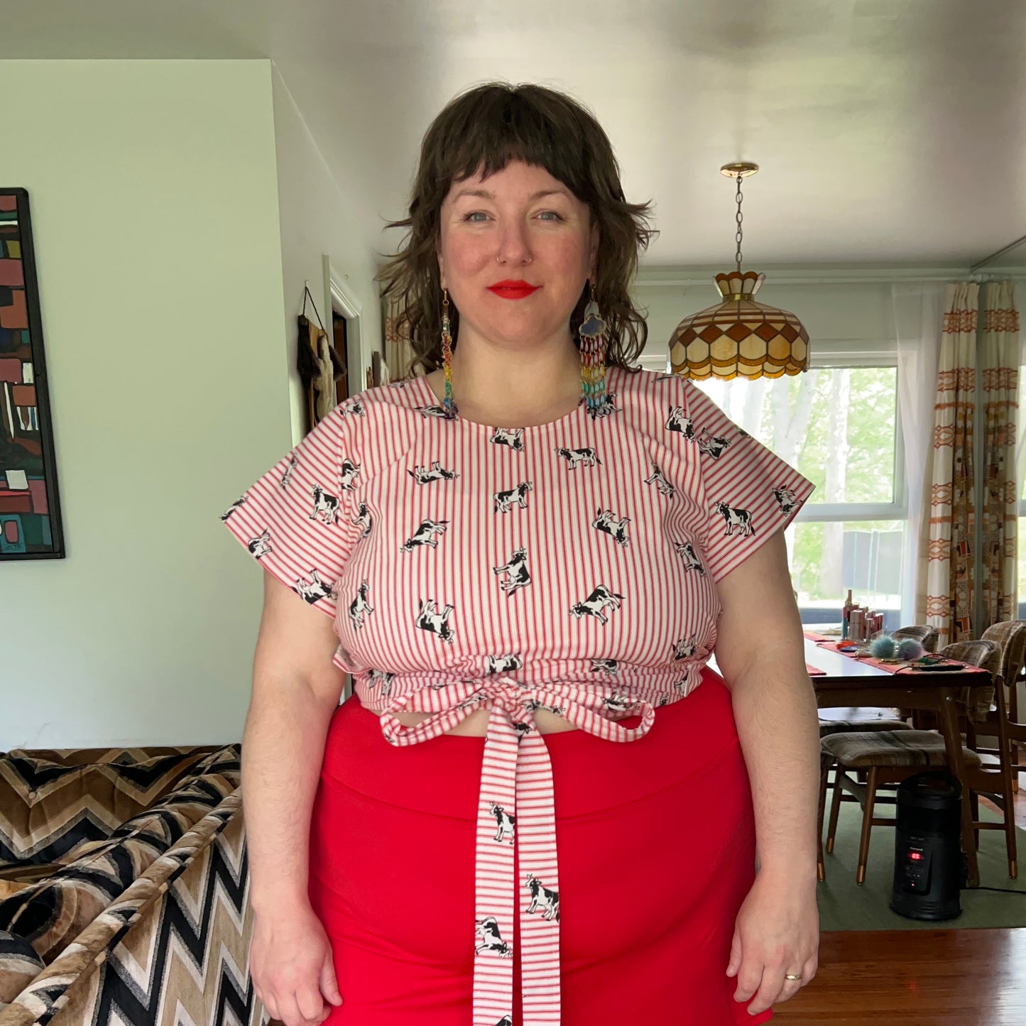 COW WRAP TOP