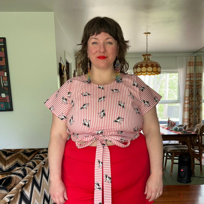 COW WRAP TOP
