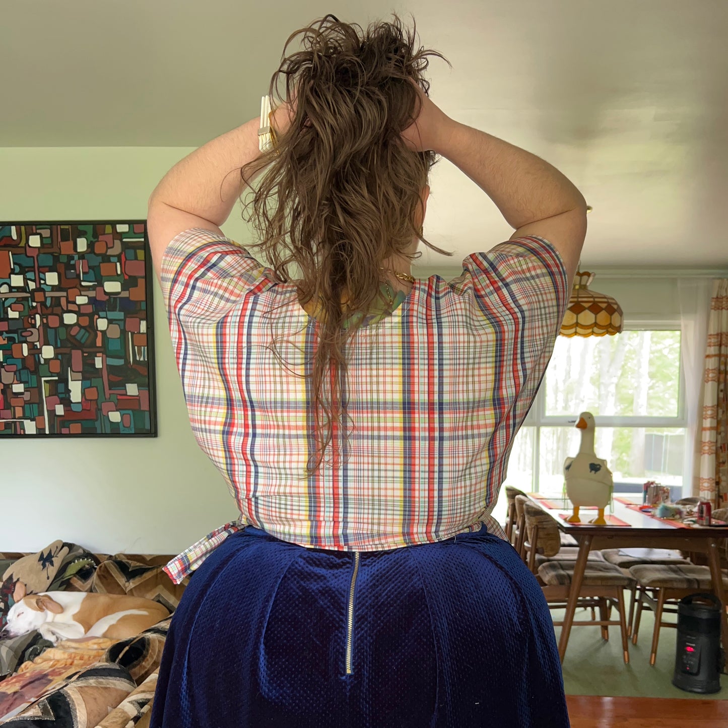 GEESE WRAP TOP