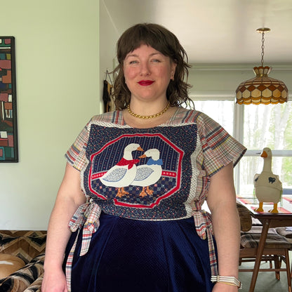 GEESE WRAP TOP