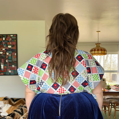 50s WRAP TOP