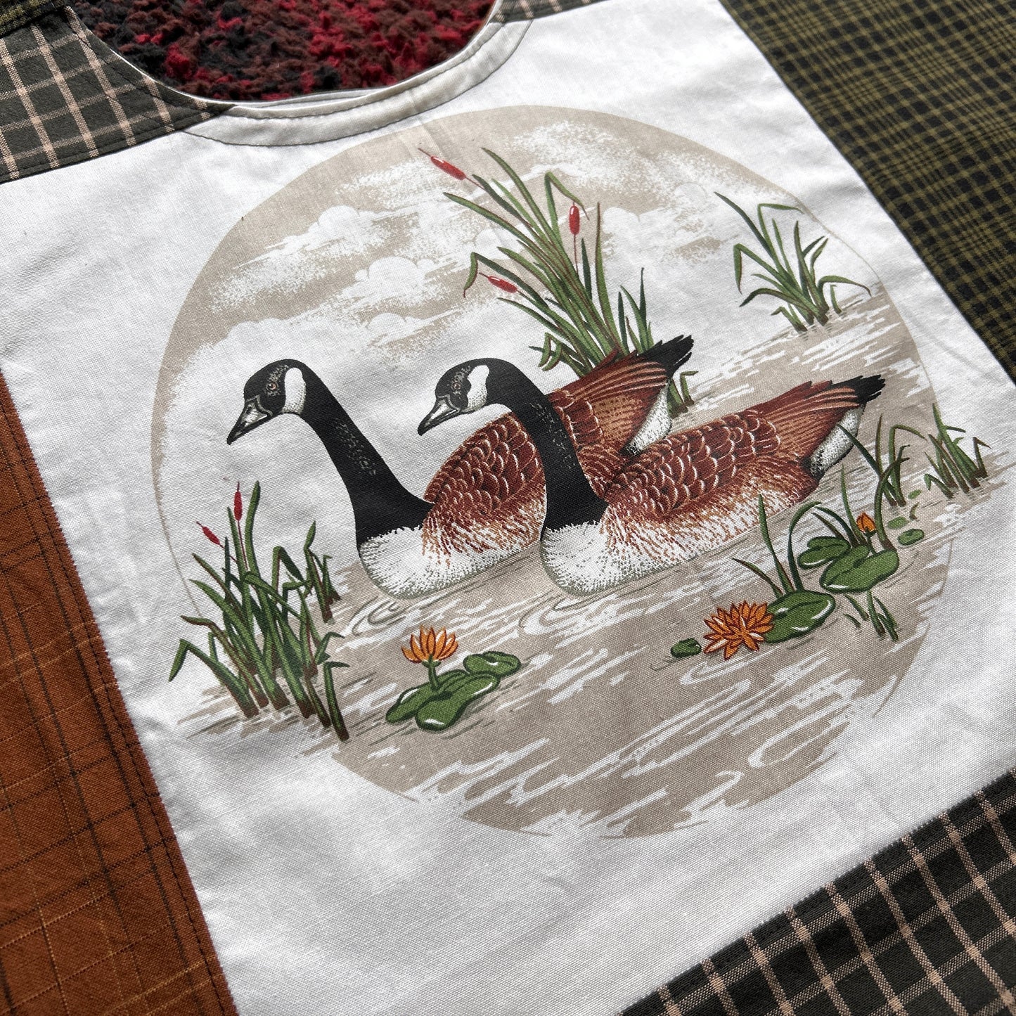 Canadian Geese Wrap Top