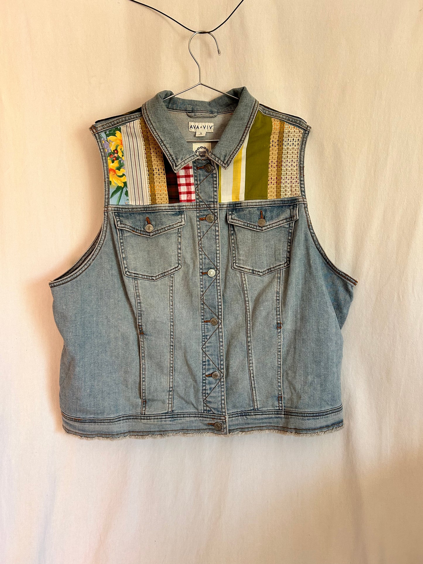 3X Denim Vest