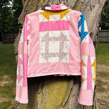 XL Cropped Quilt Coat