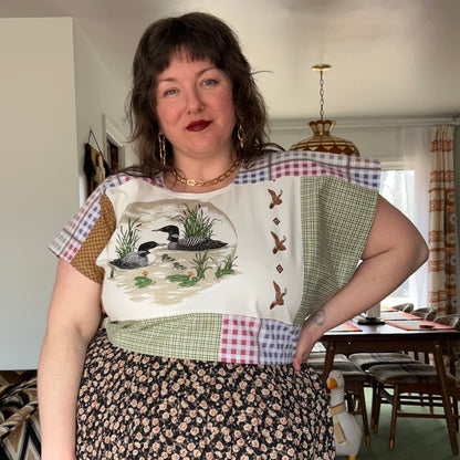Loons Wrap Top