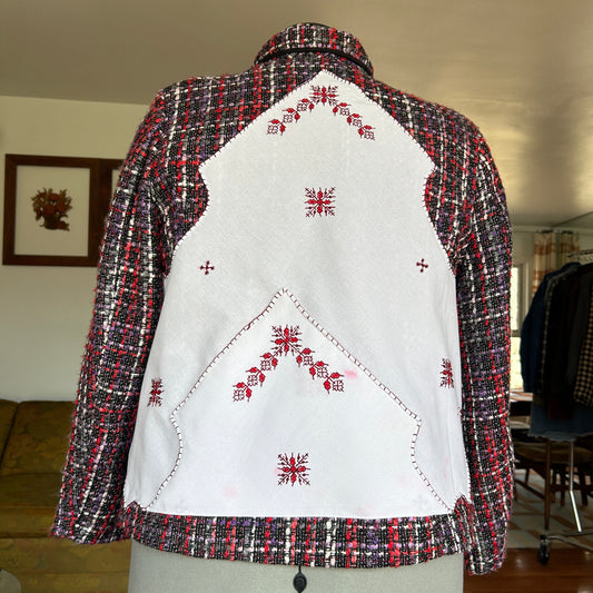 Red & purple upcycle.