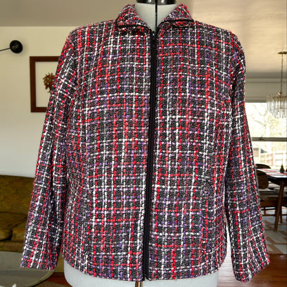 Red & purple upcycle.