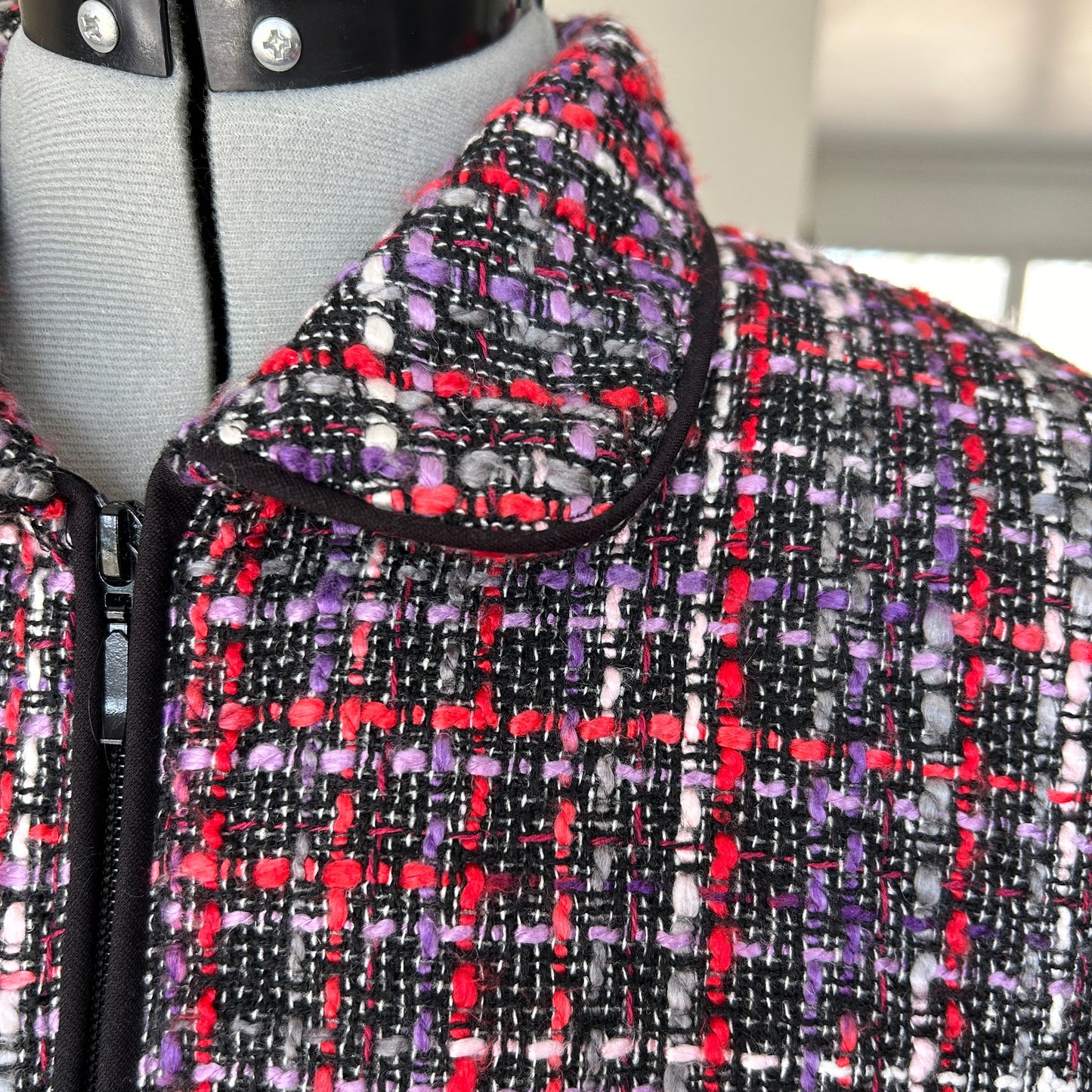 Red & purple upcycle.