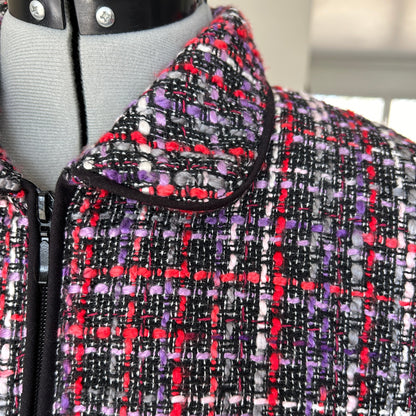 Red & purple upcycle.