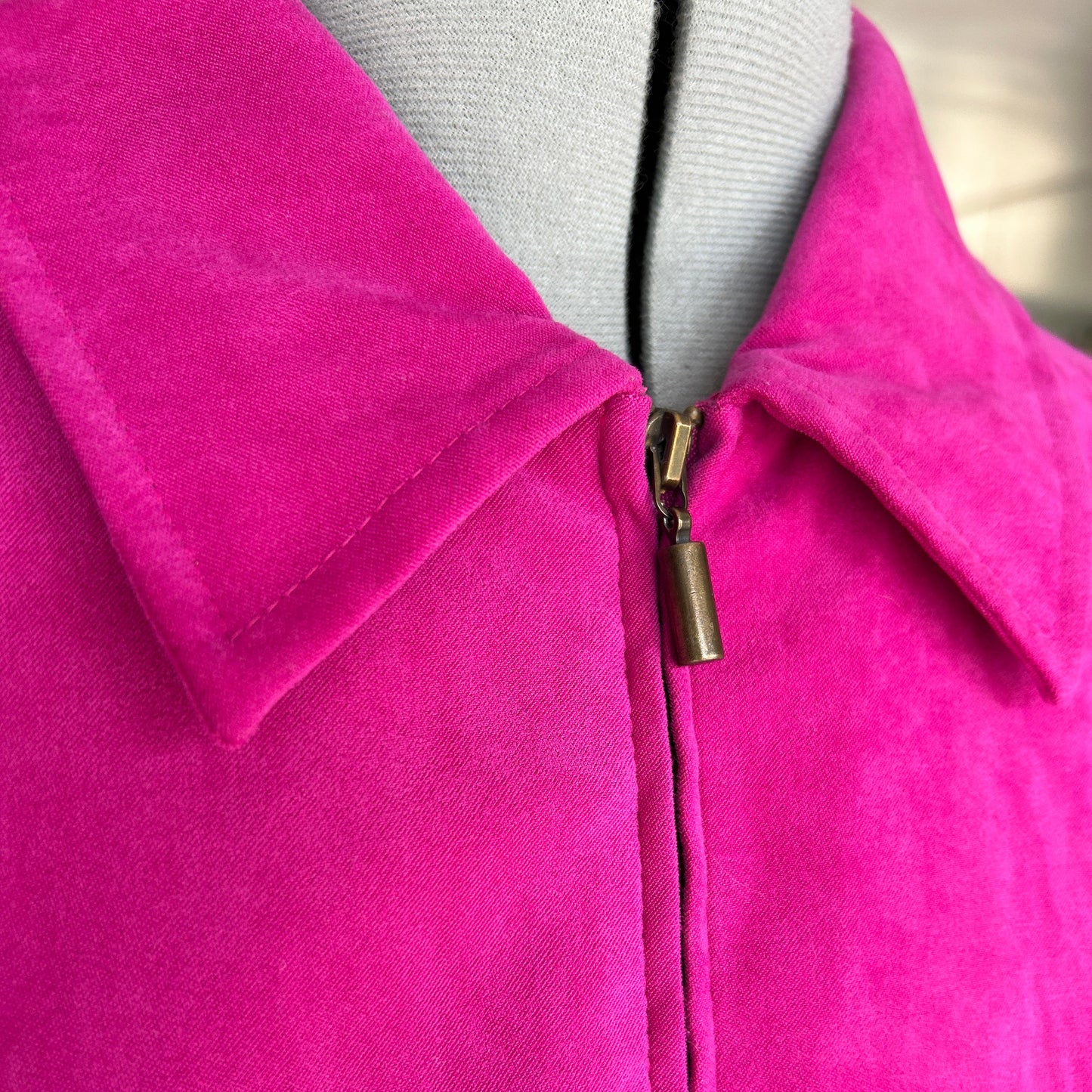 Magenta Zip Up.