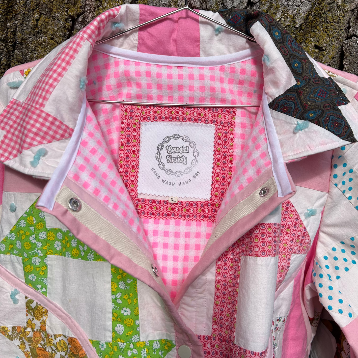 XL Cropped Quilt Coat