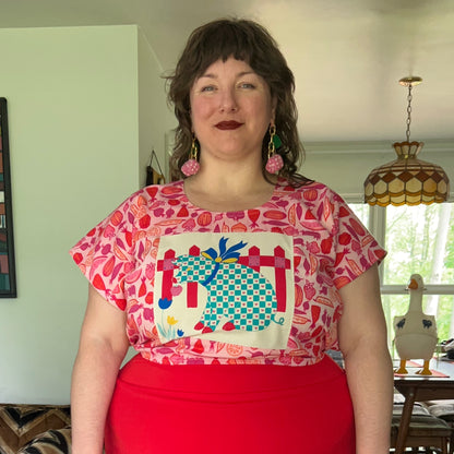 PIGGY WRAP TOP