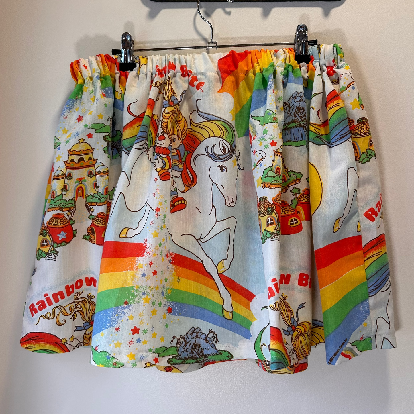 Rainbow Bright skirt.