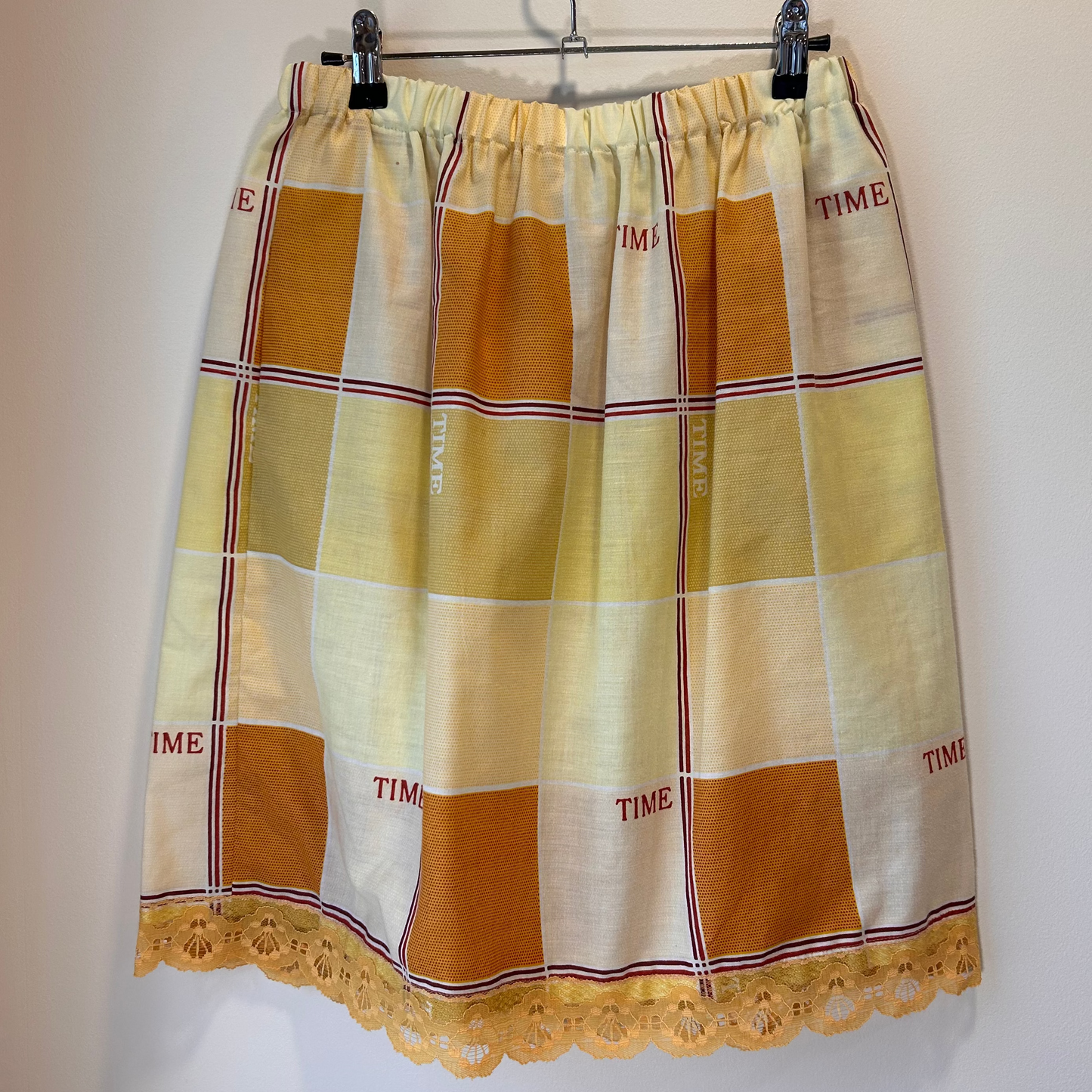 Time Magazine Fabric skirt.