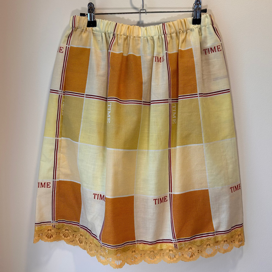 Time Magazine Fabric skirt.